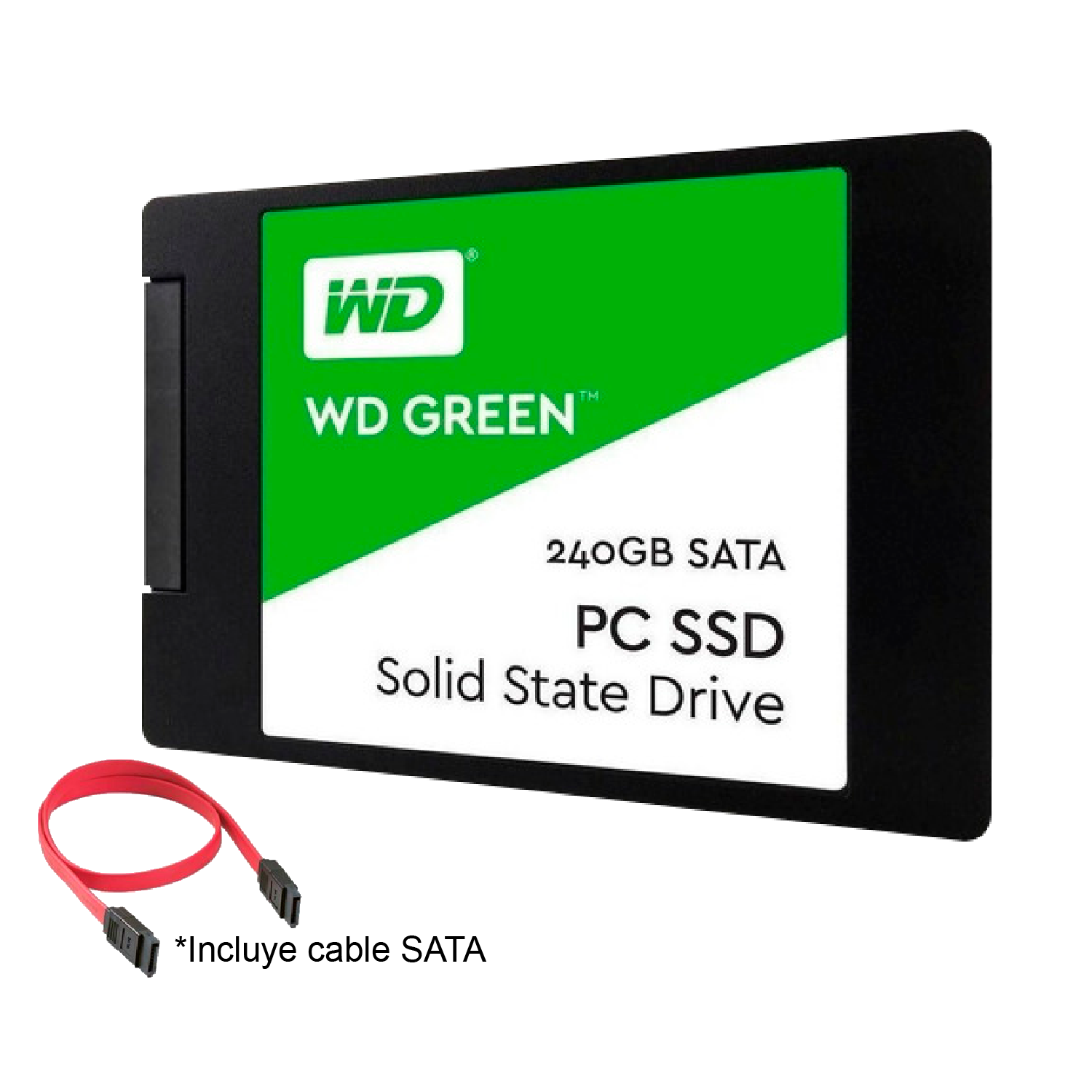 SSD Western Digital Green 240gb – disco duro solido cable SATA