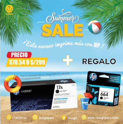 Toner HP 17A CF217A + REGALO