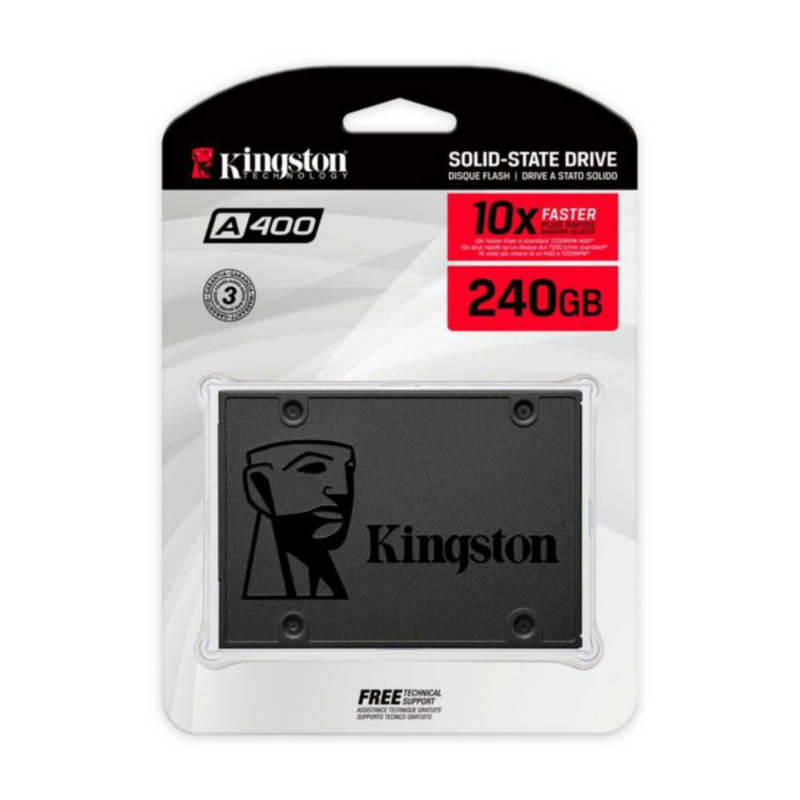 Disco Solido Kingston A400 Ssd 240GB 2.5″ Sata 3