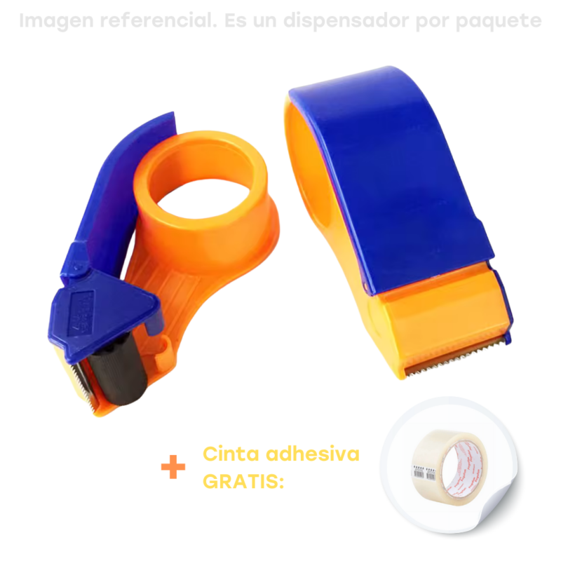 Dispensador de cinta de sellado de plástico + cinta GRATIS - Imagen 2