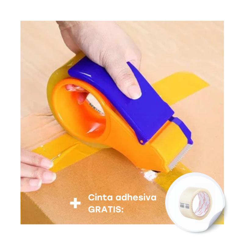 Dispensador de cinta de sellado de plástico + cinta GRATIS - Imagen 3