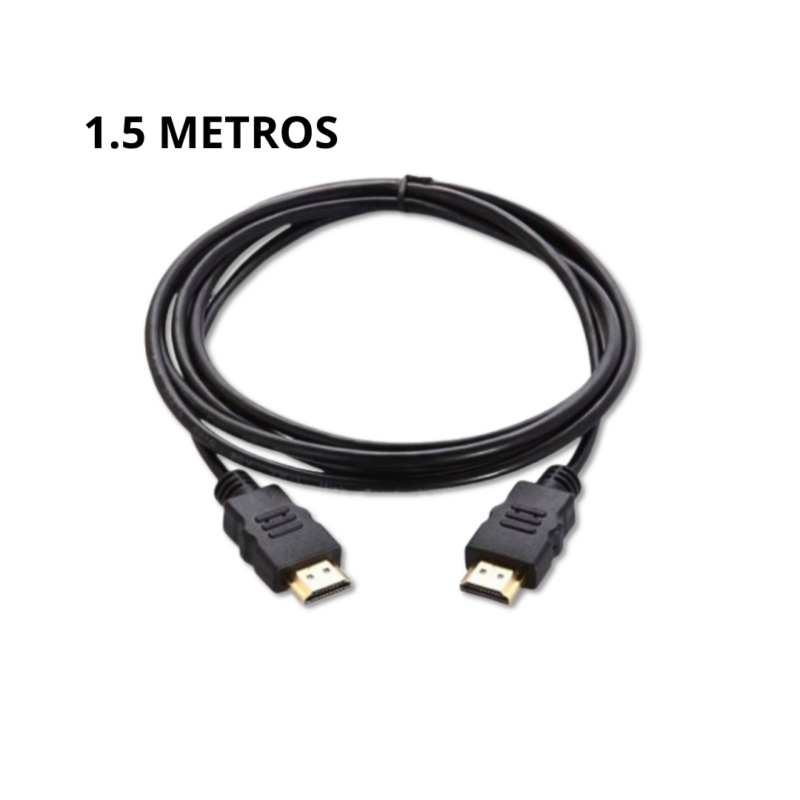 Cable Hdmi 1.5 M Full Hd Negro