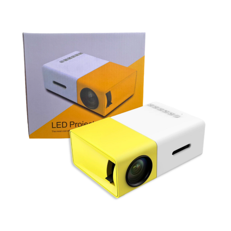 Mini Proyector Portatil Multimedia LED 1080P Con Control Remoto - Imagen 2