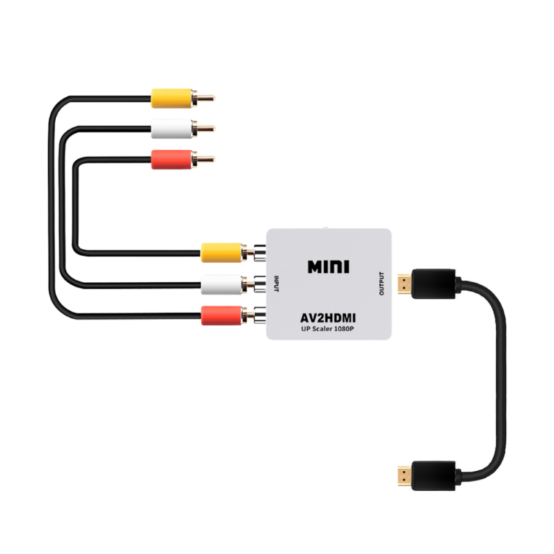 Convertidor Adaptador HDMI a 3 RCA AV1080p - Imagen 3