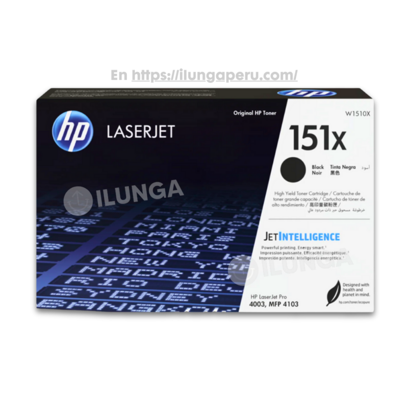 Toner HP 151X W1510X L.J 4003A 9700 PGS Negro