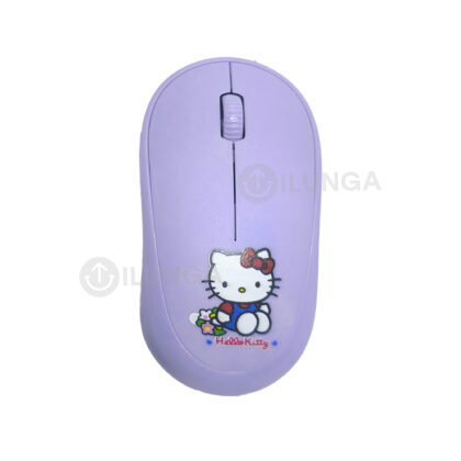MOUSE INALAMBRICO HELLO KITTY MORADO