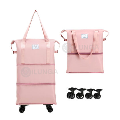 Bolso de viaje expandible Cartera Maleta Con Ruedas